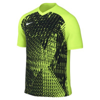 Nike Precision VI Dri-Fit Trainingsshirt Geel Zwart Wit