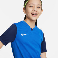 Nike Trophy V Dri-Fit Kids Training Shirt Blue Dark Blue White