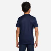 Nike Precision VI Dri-Fit Kids Training Shirt Blue Turquoise White