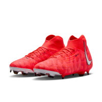 Nike Phantom Pro Luna Gras Football Shoes (FG) Bright Red White