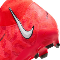 Nike Phantom Pro Luna Gras Football Shoes (FG) Bright Red White