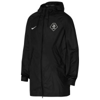 Nike KNVB Staff Regenjas Heren Zwart Wit