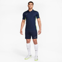 Nike Dri-Fit Academy 23 Polo Donkerblauw Geel Wit