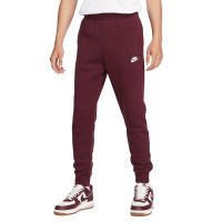 Nike Sportswear Club Jogger Fleece Dark Red White KNVBshop