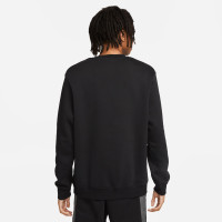 Nike Sportswear Trainingspak Crew Fleece Zwart Wit Grijs