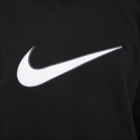 Nike Sportswear Hoodie Fleece Zwart Wit Grijs