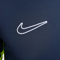 Nike Dri-Fit Academy 23 Trainingstrui Donkerblauw Geel Wit