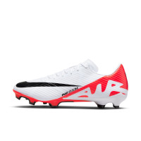 Nike Zoom Mercurial Vapor Academy 15 Gras / Kunstgras Voetbalschoenen (MG) Wit Felrood Zwart