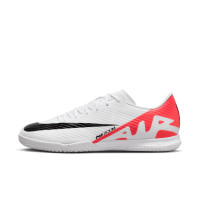 Nike Zoom Mercurial Vapor Academy 15 Zaalvoetbalschoenen (IN) Wit Felrood Zwart