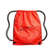 Nike Phantom Elite GX Gras Voetbalschoenen (FG) Felrood Zwart Wit