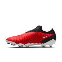 Nike Phantom GX Pro Gras Voetbalschoenen (FG) Zwart Felrood Wit
