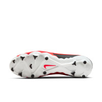 Nike Phantom GX Pro Gras Voetbalschoenen (FG) Zwart Felrood Wit