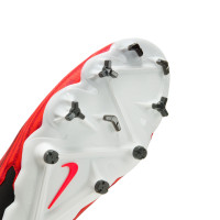 Nike Phantom GX Pro Gras Voetbalschoenen (FG) Zwart Felrood Wit