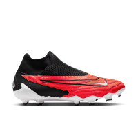 Nike Phantom GX Pro Dynamic Fit Gras Voetbalschoenen (FG) Zwart Felrood Wit