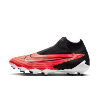 Nike Phantom GX Pro Dynamic Fit Gras Voetbalschoenen (FG) Zwart Felrood Wit