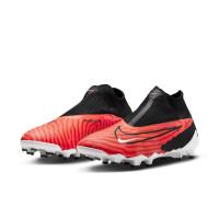 Nike Phantom GX Pro Dynamic Fit Gras Voetbalschoenen (FG) Zwart Felrood Wit