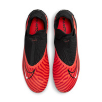 Nike Phantom GX Pro Dynamic Fit Gras Voetbalschoenen (FG) Zwart Felrood Wit