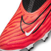 Nike Phantom GX Pro Dynamic Fit Gras Voetbalschoenen (FG) Zwart Felrood Wit
