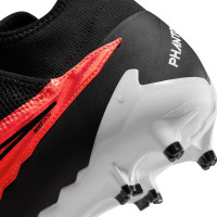Nike Phantom GX Pro DF Gras Voetbalschoenen (FG) Zwart Felrood Wit
