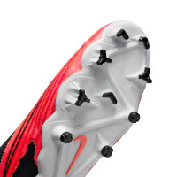 Nike Phantom GX Pro Dynamic Fit Gras Voetbalschoenen (FG) Zwart Felrood Wit