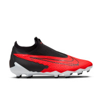 Nike Phantom GX DF Academy Grass/Artificial Grass Football Shoes (MG) Bright Red Black White