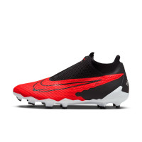 Nike Phantom GX DF Academy Grass/Artificial Grass Football Shoes (MG) Bright Red Black White