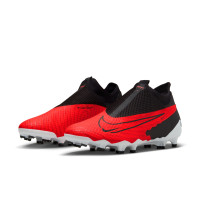 Nike Phantom GX DF Academy Grass/Artificial Grass Football Shoes (MG) Bright Red Black White