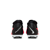 Nike Phantom GX DF Club Grass/Artificial Grass Football Shoes (MG) Bright Red Black White