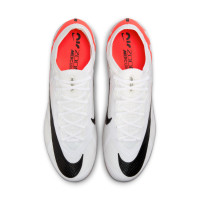 Nike Zoom Mercurial Vapor Elite 15 Gras Voetbalschoenen (FG) Wit Felrood Zwart