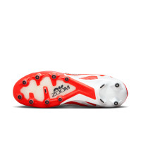 Nike Zoom Mercurial Superfly Elite 9 Artificial Grass Football Shoes (AG) White Bright Red Black