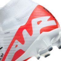 Nike Zoom Mercurial Superfly Elite 9 Artificial Grass Football Shoes (AG) White Bright Red Black
