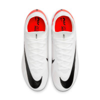 Nike Zoom Mercurial Superfly Elite 9 IJzeren-Nop Voetbalschoenen (SG) Anti-Clog Wit Felrood Zwart
