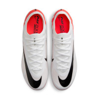 Nike Zoom Mercurial Vapor Elite 15 IJzeren-Nop Voetbalschoenen (SG) Anti-Clog Wit Felrood Zwart