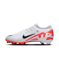 Nike Zoom Mercurial Vapor Pro 15 Gras Football Shoes (FG) White Bright Red Black