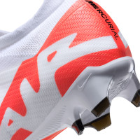 Nike Zoom Mercurial Vapor Pro 15 Gras Football Shoes (FG) White Bright Red Black