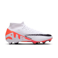 Nike Zoom Mercurial Superfly Academy 9 Gras / Kunstgras Voetbalschoenen (MG) Wit Felrood Zwart