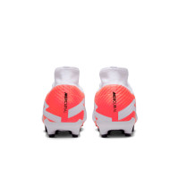 Nike Zoom Mercurial Superfly Academy 9 Gras / Kunstgras Voetbalschoenen (MG) Wit Felrood Zwart