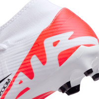 Nike Zoom Mercurial Superfly Academy 9 Gras / Kunstgras Voetbalschoenen (MG) Wit Felrood Zwart