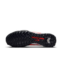 Nike Zoom Mercurial Vapor Academy 15 Turf Football Shoes (TF) White Bright Red Black