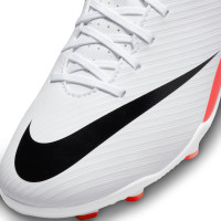 Nike Mercurial Vapor Club 15 Gras / Kunstgras Voetbalschoenen (MG) Kids Wit Felrood Zwart