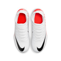 Nike Mercurial Superfly Club 9 Gras / Kunstgras Voetbalschoenen (MG) Kids Wit Felrood Zwart