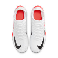 Nike Mercurial Superfly Club 9 Gras / Kunstgras Voetbalschoenen (MG) Wit Felrood Zwart