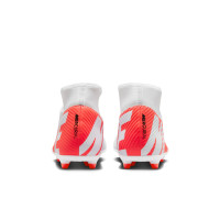 Nike Mercurial Superfly Club 9 Gras / Kunstgras Voetbalschoenen (MG) Wit Felrood Zwart