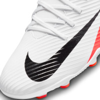 Nike Mercurial Superfly Club 9 Gras / Kunstgras Voetbalschoenen (MG) Wit Felrood Zwart