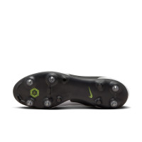 Nike Tiempo Legend Academy 10 Iron-Nop Football Shoes (SG) Anti-Clog White Black Bright Red
