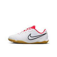 Nike Tiempo Legend Academy 10 Indoor Football Boots (IN) Kids White Black Bright Red