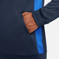 Nike Dri-FIT Academy 23 Full-Zip Trainingsjack Donkerblauw Blauw Wit