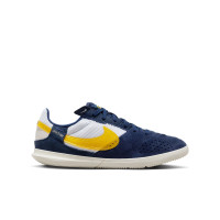 Nike Street Gato Straatvoetbalschoenen Kids Donkerblauw Geel Wit