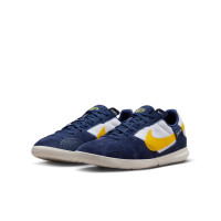 Nike Street Gato Straatvoetbalschoenen Kids Donkerblauw Geel Wit