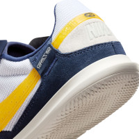 Nike Street Gato Straatvoetbalschoenen Kids Donkerblauw Geel Wit